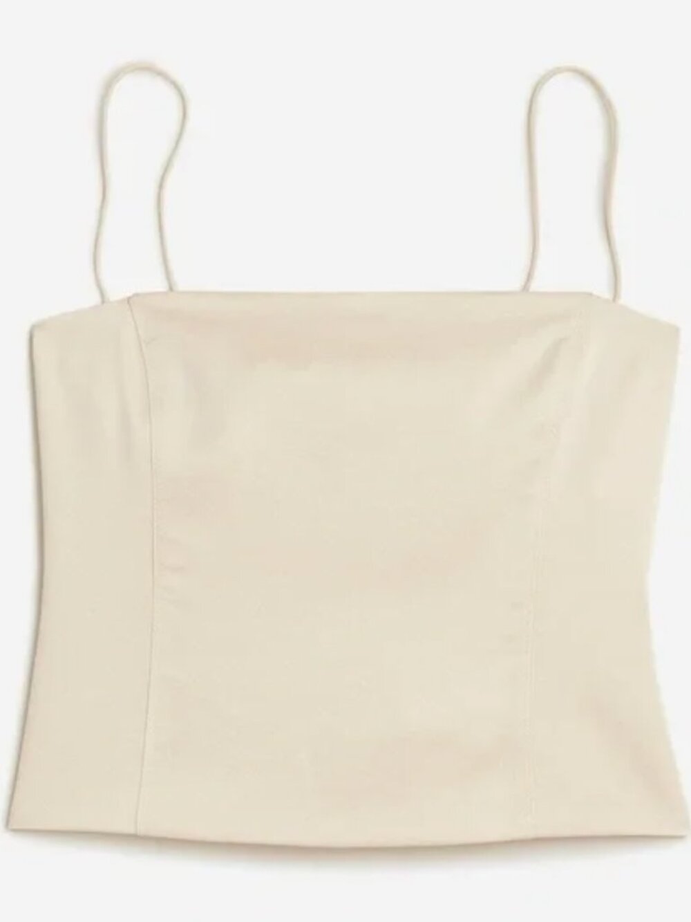 J.Crew Bustier Top in Stretch Satin